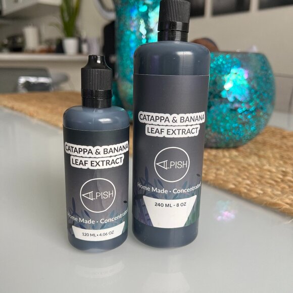 Catappa and Banana Leaves Extract-Dark Water for Betta Fish Large 240 ML-8 oz - Picture 6 of 6